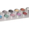 Grimas Oogschaduw/Rouge Glitter Palette 12 Kleuren (P1) -Carnavonix Verkoopwinkel grimas oogschaduw rouge glitter palette 12 kleuren