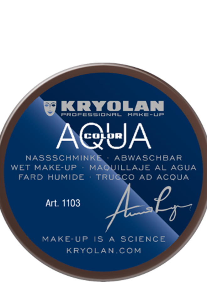 Kryolan Aquacolor 55ml - Bruin - Kleurcode 102 3 Kryolan Aquacolor 55ml - Bruin - Kleurcode 102