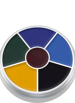 Kryolan Cream Color Circle, Black Eyes 1