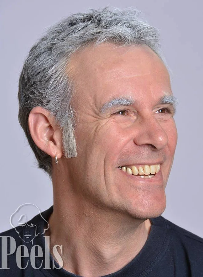 Kryolan Handgeknoopte Bakkebaard Van Echt Haar, Kort, Type 9221 6 Kryolan Handgeknoopte Bakkebaard Van Echt Haar, Kort, Type 9221 - Afbeelding 4