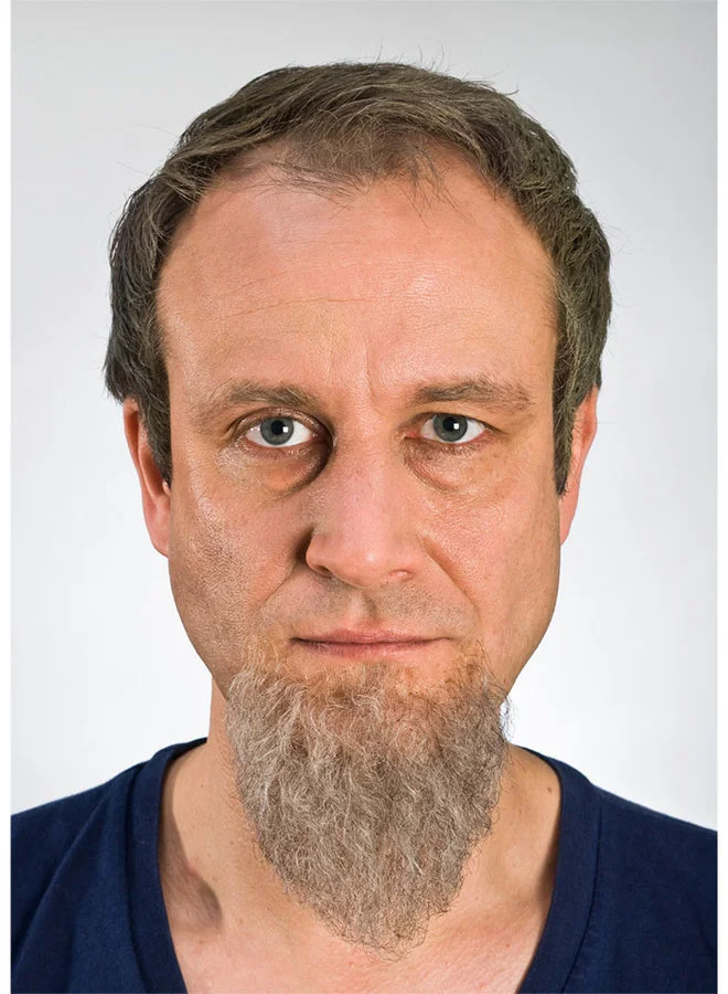 Kryolan Handgeknoopte Sik Van Echt Haar, Type 9230 3 Kryolan Handgeknoopte Sik Van Echt Haar, Type 9230