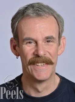 Kryolan Handgeknoopte Snor Van Echt Haar, Hangsnor, Type 9218