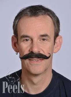 Kryolan Handgeknoopte Snor Van Echt Haar, Krul Omhoog, Type 9217 -Carnavonix Verkoopwinkel kryolan handgeknoopte snor van echt haar krul omho 2