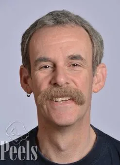 Kryolan Handgeknoopte Snor Van Echt Haar, Lang Vol, Type 9214