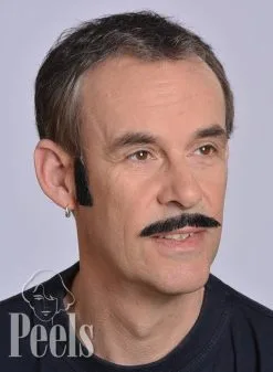 Kryolan Handgeknoopte Snor Van Echt Haar, Smal Dun, Type 9213 -Carnavonix Verkoopwinkel kryolan handgeknoopte snor van echt haar smal dun 5