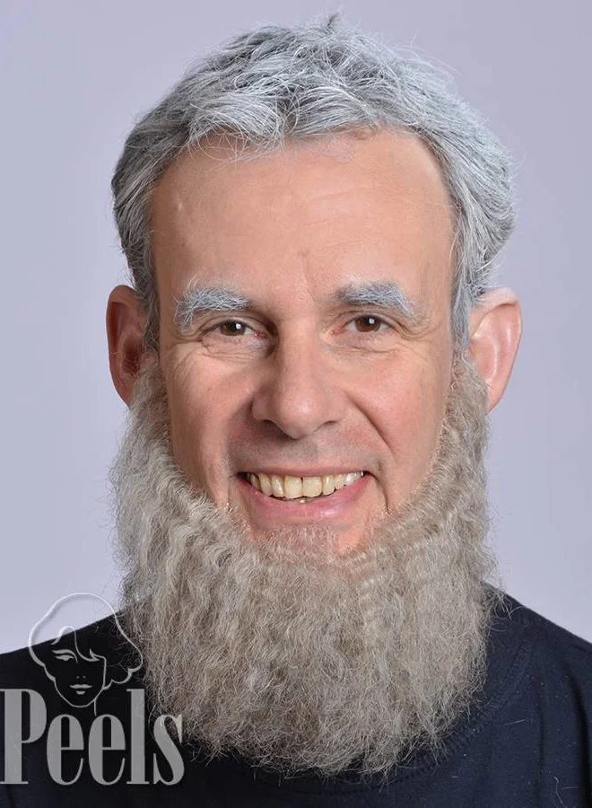 Kryolan Handgeknoopte Volle Baard Van Echt Haar, Recht Gesneden, Type 9235 5 Kryolan Handgeknoopte Volle Baard Van Echt Haar, Recht Gesneden, Type 9235 - Afbeelding 3