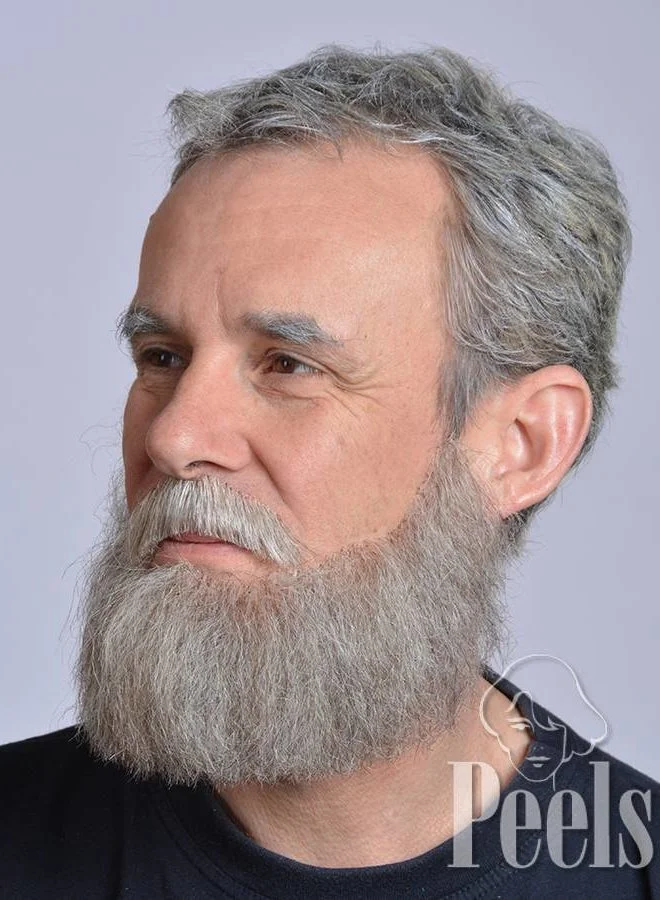 Kryolan Handgeknoopte Volle Baard Van Echt Haar, Recht Gesneden, Type 9235 8 Kryolan Handgeknoopte Volle Baard Van Echt Haar, Recht Gesneden, Type 9235 - Afbeelding 6