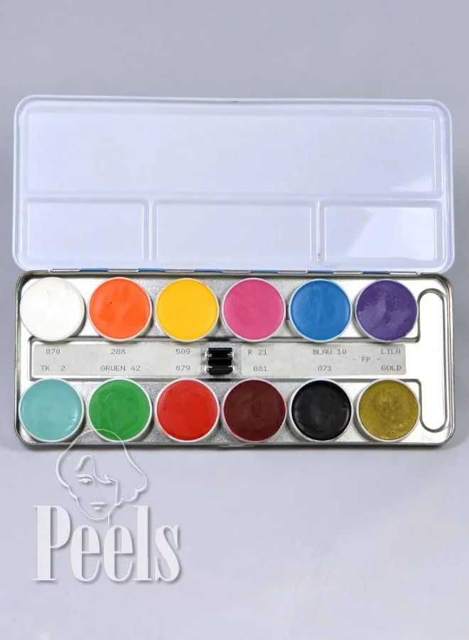 Kryolan Supracolor Palette 12 Colors FP 3 Kryolan Supracolor Palette 12 Colors FP