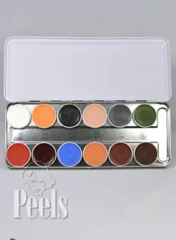 Kryolan Supracolor Palette 12 Kleuren – Kleur B