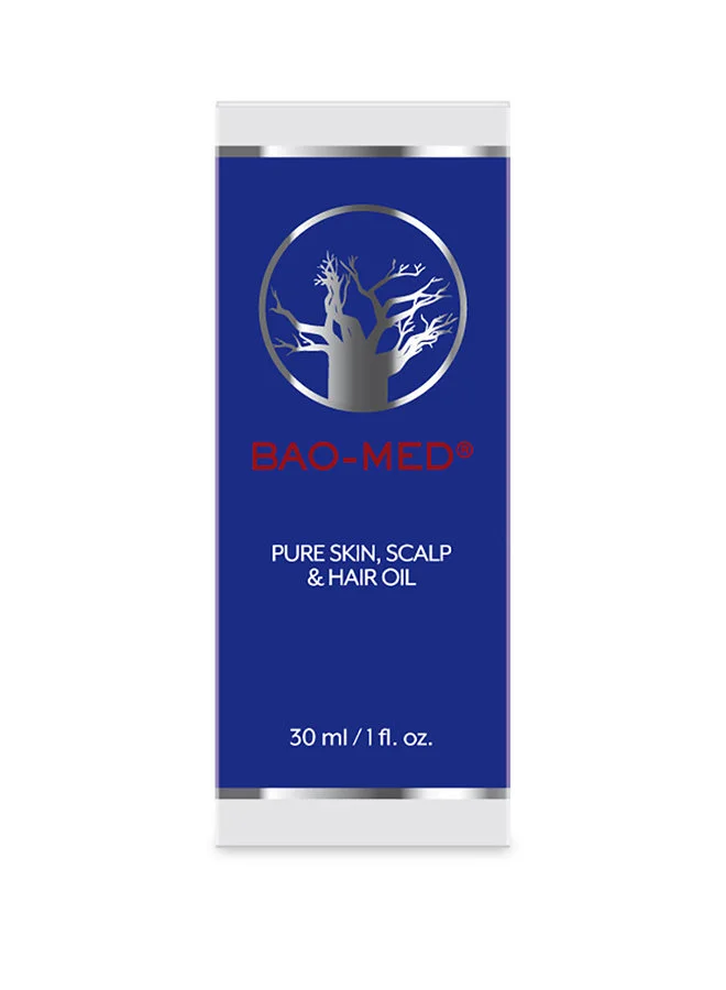 Mediceuticals Bao-med Pure Skin Scalp & Hair Oil 30ml 3 Mediceuticals Bao-med Pure Skin Scalp & Hair Oil 30ml - Afbeelding 2